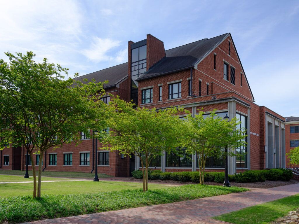 photo of a Campbell University residence hall where all students will get private rooms for the fall 2020 semester