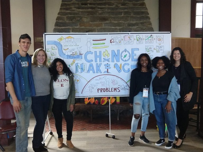 this photo depicts a group of students who benefited from the Ignite Retreat