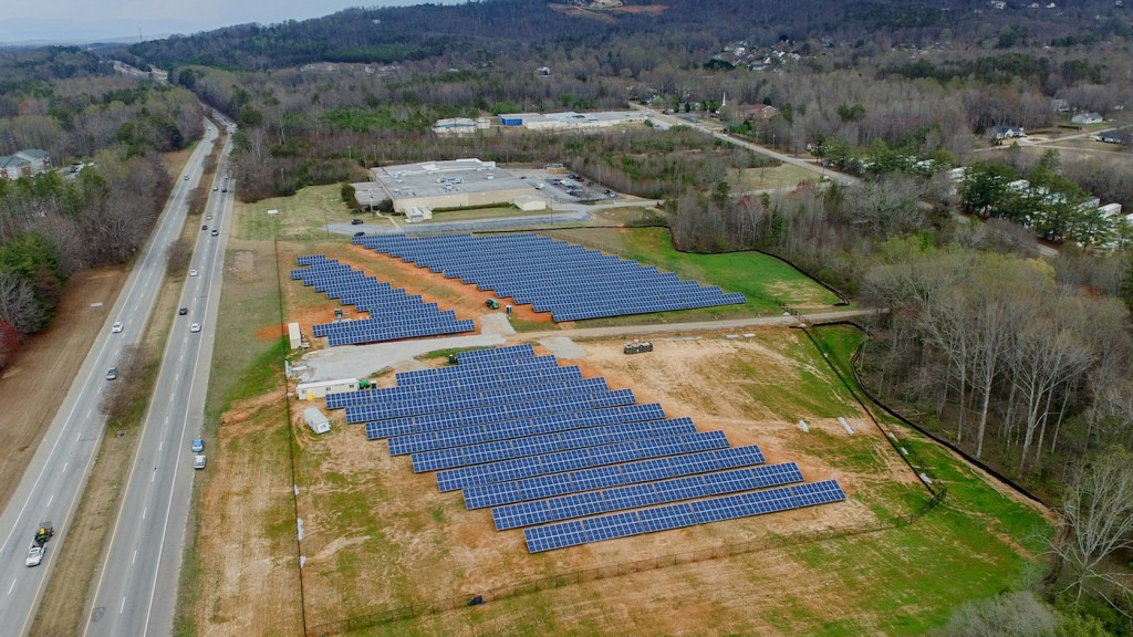 this photo shows an example of sustainability initiatives at Furman, receiver of a green buildings award