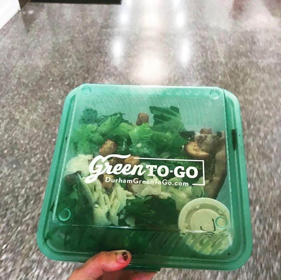 this photo shows the attractive GreenToGo packaging