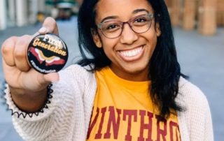 photo of first-generation college student Imani Belton, winner of the Mary Mildred Sullivan Award at Winthrop University