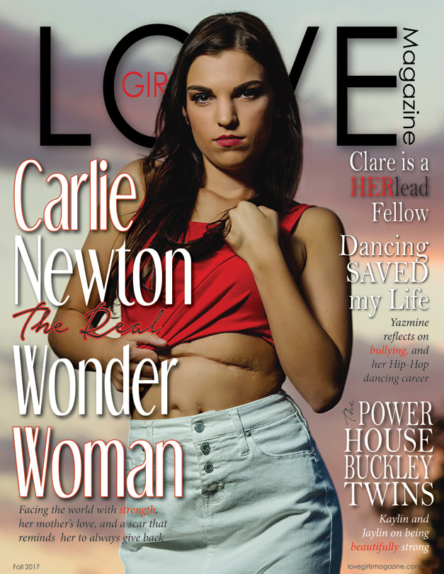 this photo shows a classic cover of Love Girls magazine, published by Jasmine Babers