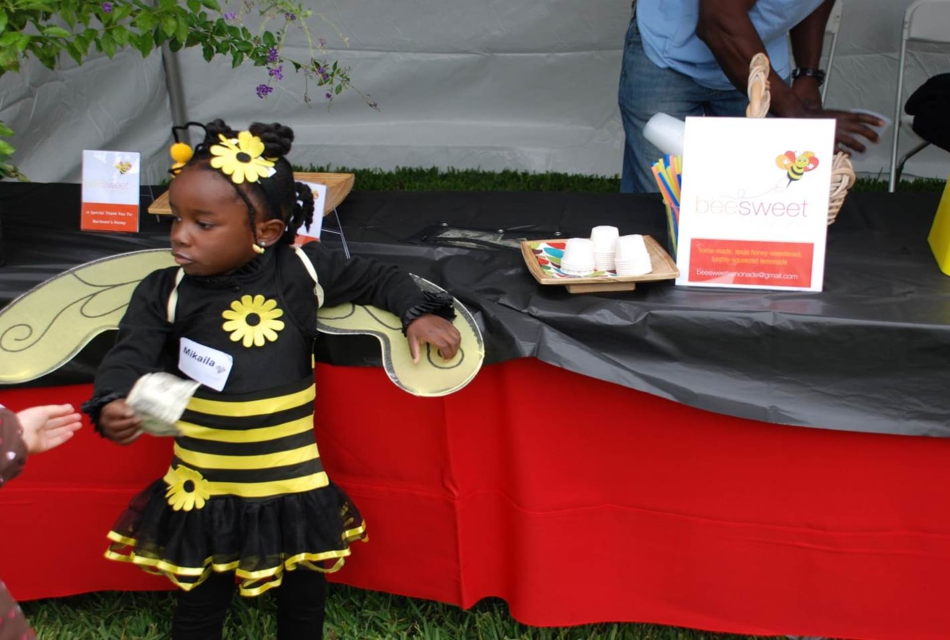 this photo shows how young Mikaila Ulmer was when she founded Me & the Bees Lemonade