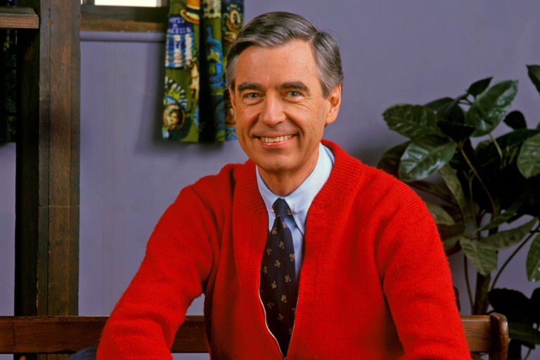 this photo shows the kindness of the real Mister Rogers