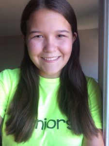 this photo shows Kaitlyn Akron, a Teeniors tutor