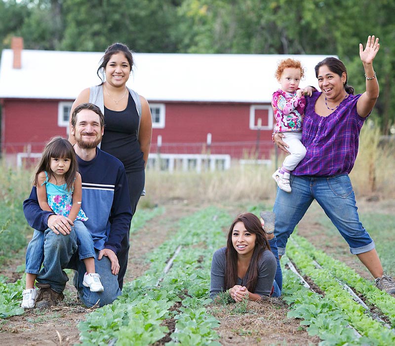 this photo shows the family that owns Ollin Farms, a recipient of a SOIL group loan connected to the Slow Money Institute and Beetcoin.